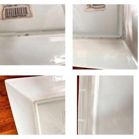 NWT Vera Bradley Peacock Dish My Home Andrea Sadek Turquoise Square - Picture 12 of 12